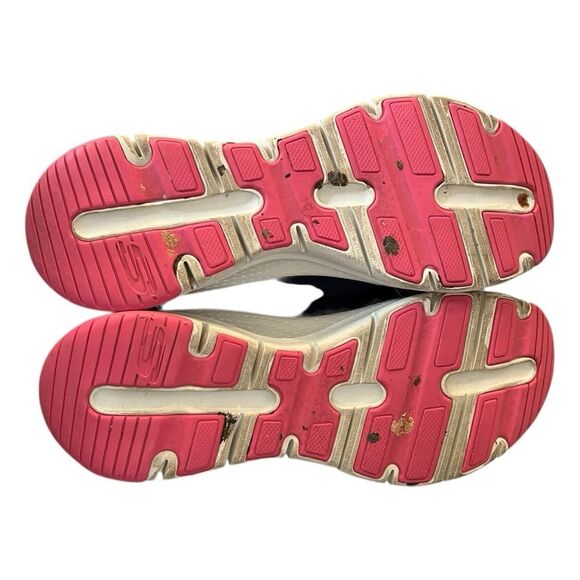 Navy and Pink Athletic Sneakers - Sketchers Size 10 - Picture 5 of 6